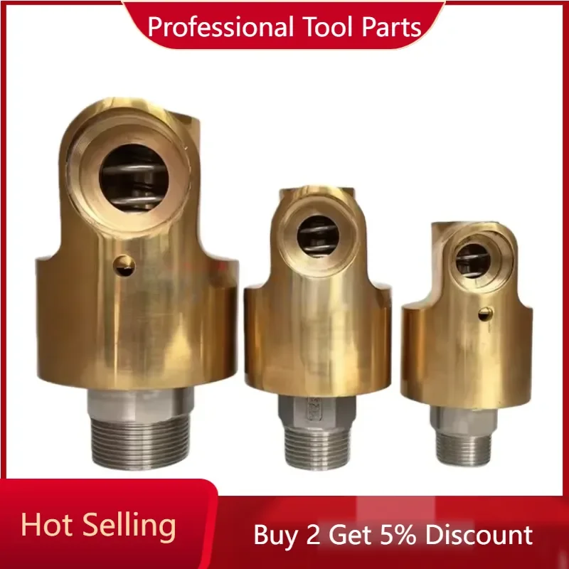 6fen High Speed High Pressure Water Pneumatic Universal Rotary Joint 360 Degree Copper Swivels