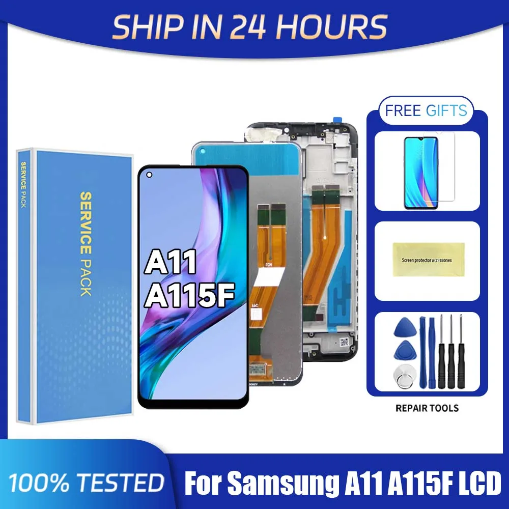 6.4'' For Samsung A11 SM-A115F LCD Display Touch Screen Digitizer Assembly For Samsung SM-A115F/DS lcd screen