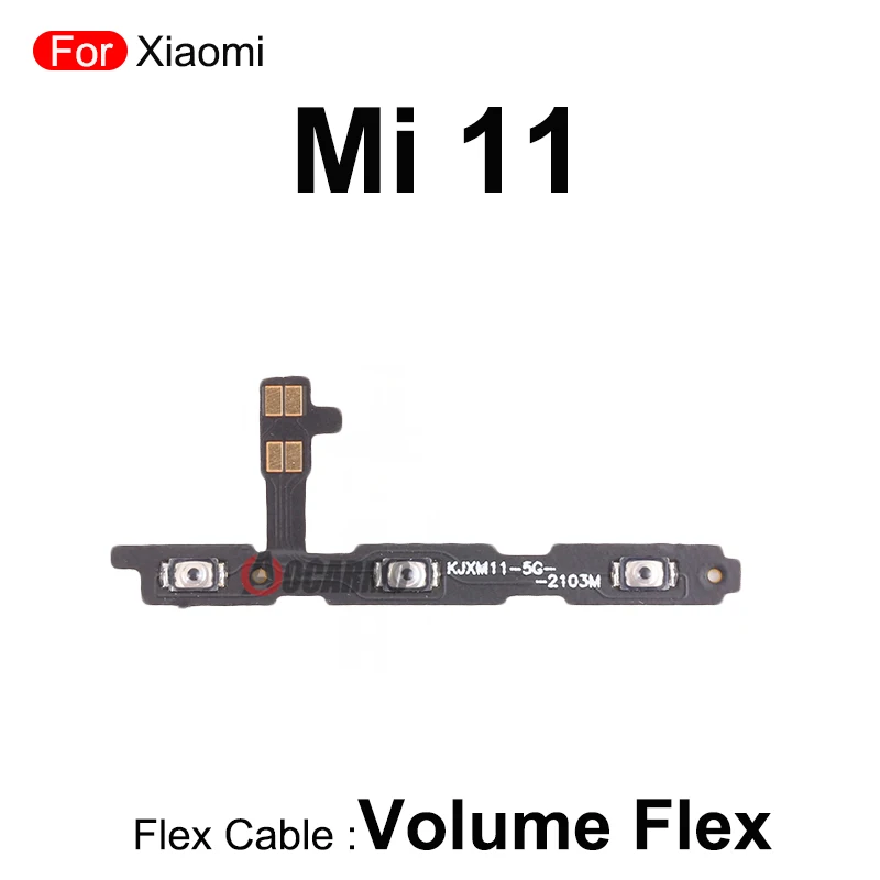 Для Xiaomi 11T Pro Mi 11 Ultra 13T 13 Pro 11Lite Voulume Кнопки вверх и вниз Гибкий кабель Запасные части