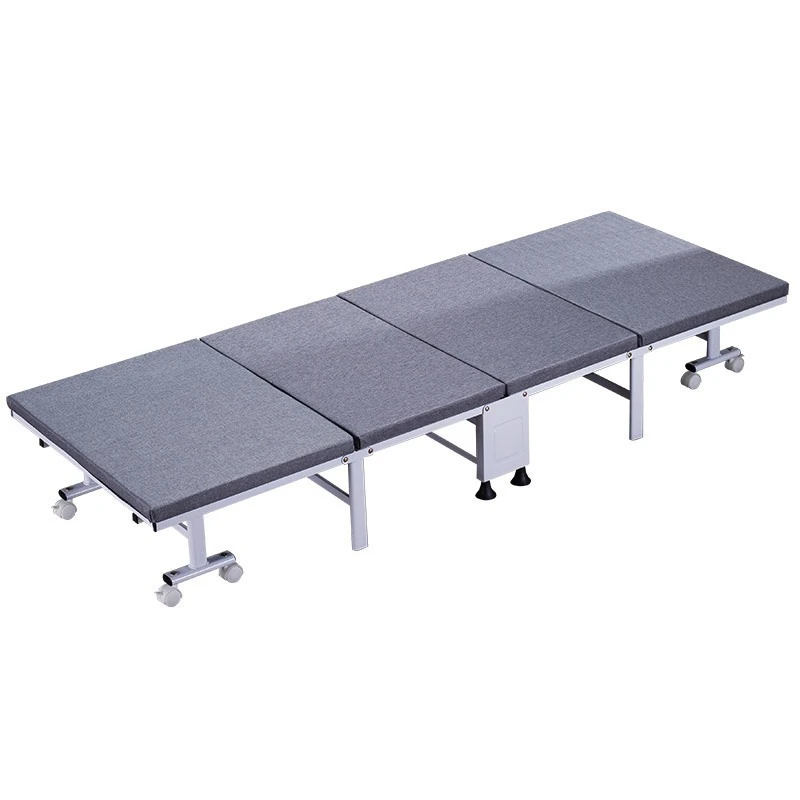 

Four-fold folding bed, single office lunch break , family , hospital sponge wooden board escort