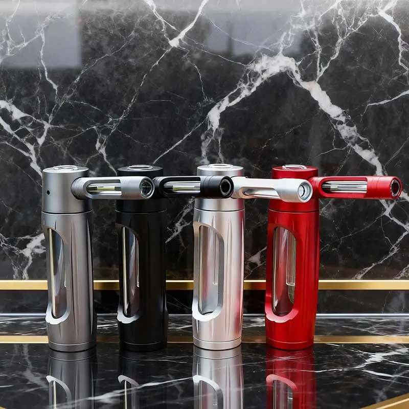 

Premium Aluminum Alloy Build Smoking Pipe with Dry Burning Glass Tobacco Bowl Tobacco Pipes Hookah Shisha Pipa Smoking Accessory