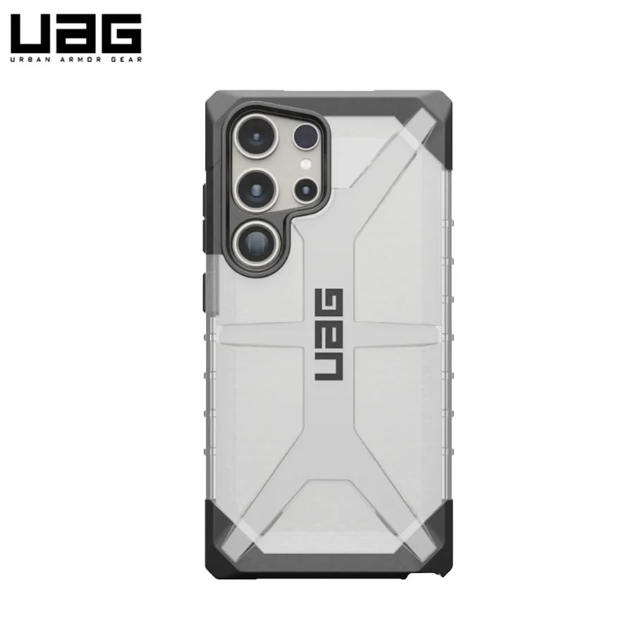 UAG PLASMA SERIES Crystal Clear Hard Case for Samsung Galaxy S24 S23 Ultra S21 Plus S22 Note 20 Luxury Shockproof Rugged Cover