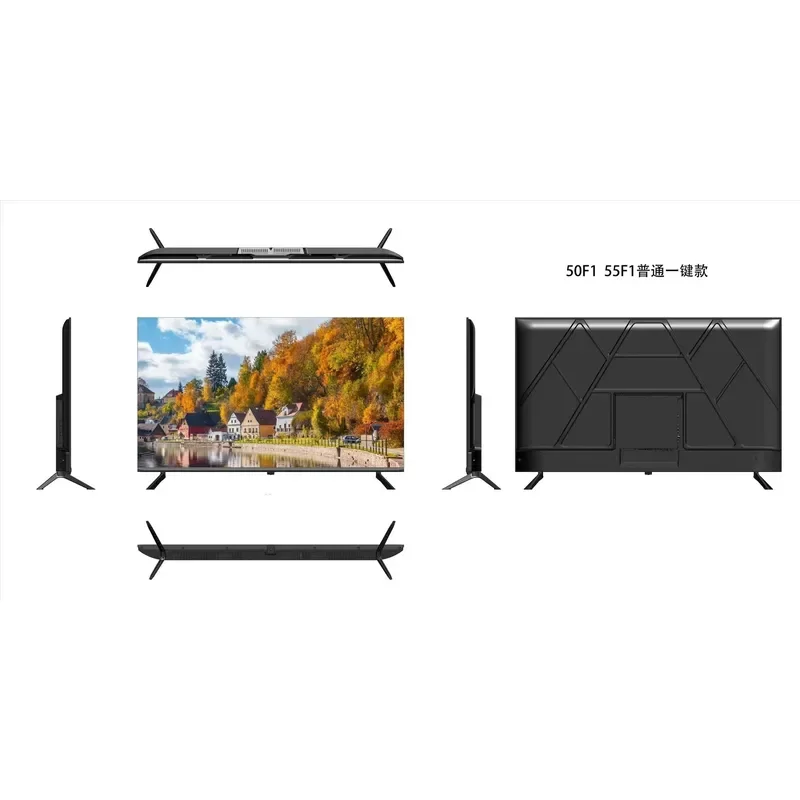 4K Borderless LCD TV 32 42 65 75 Inch High Definition Color Smart Television for Foreign Trade