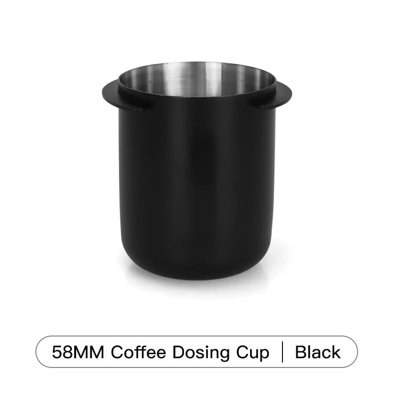 Dosierbecher 58 mm Edelstahl für Siebträger der Serie 9 E61 Mühle Pulver Feeder Kaffeezubehör Barista