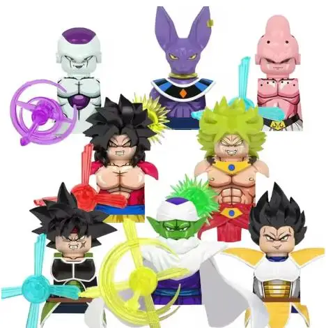 WM6178 WM6177 Japan Adventure TV Shows Mini Building Blocks Bricks With Balls Action Figures Educational Toys For Children Gifts - view 2