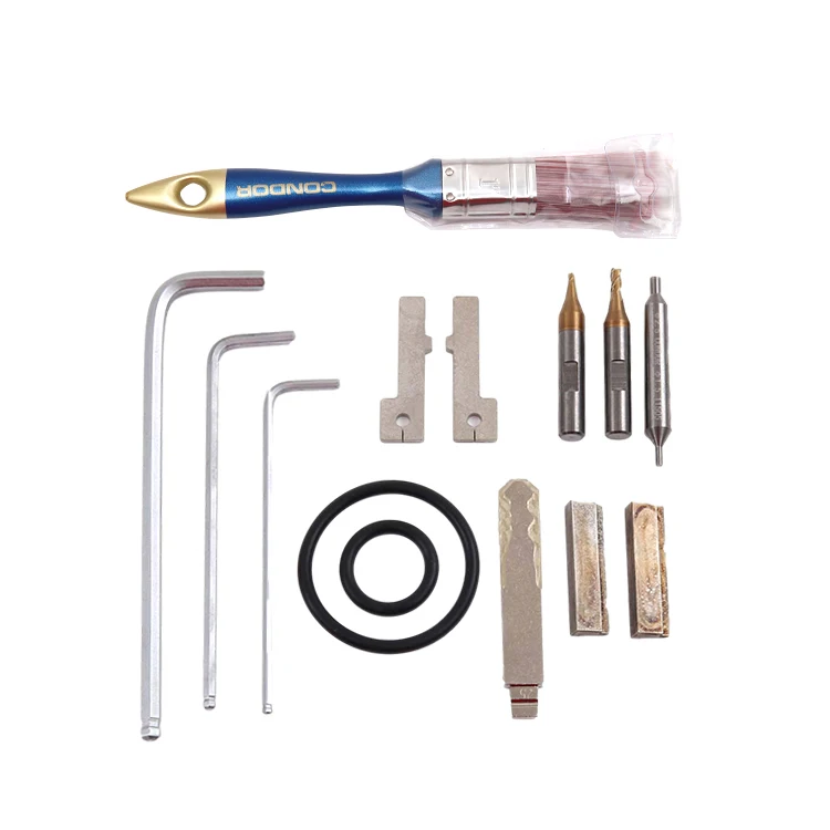 المنتج الساخن XP-007 العمودي الليزر الدمل مفاتيح مسطحة آلة قطع المفاتيح لوازم الأقفال #4