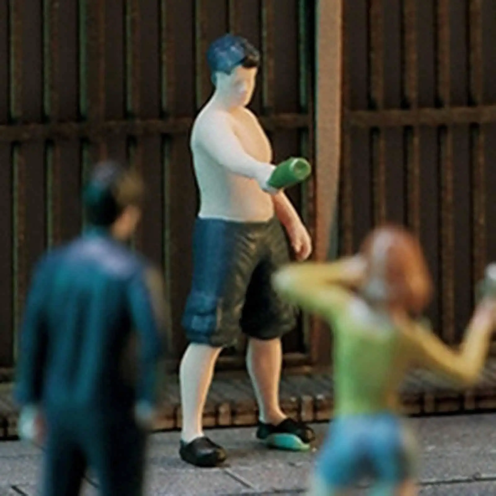 Figura en miniatura a escala 1:64, figura de personas pequeñas, regalos para niños, paisaje en miniatura