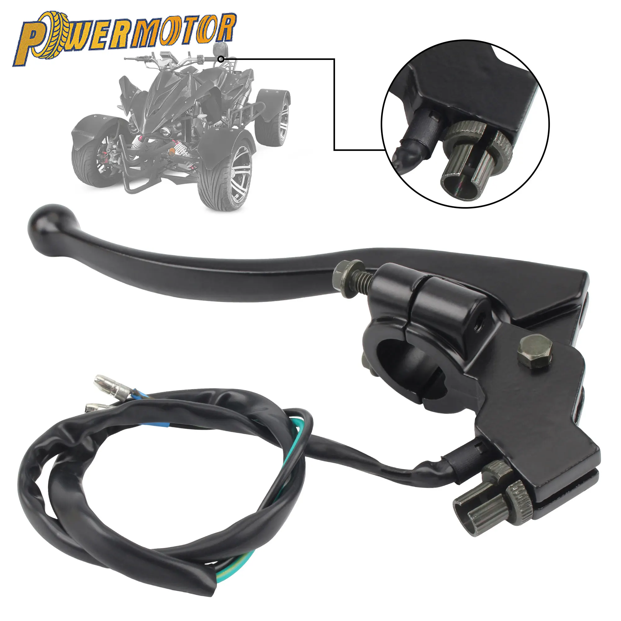 

22mm Motorcycle Front Brake Lever For 150cc 200cc 250cc 300cc Folding Clutch Lever Handle with Perch ATV Handles Replacement