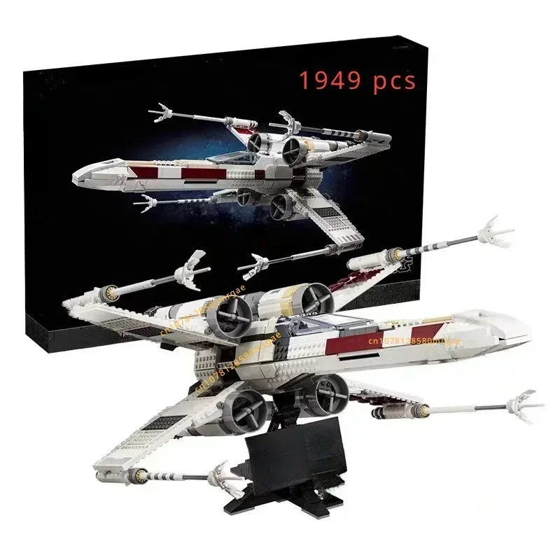 

Новый 75355 X Wing Fighter, строительный комплект, классическая игрушка для контракции, космический корабль, самолет-истребитель, блоки, кирпичи, игрушки для детей, подарок для мальчиков