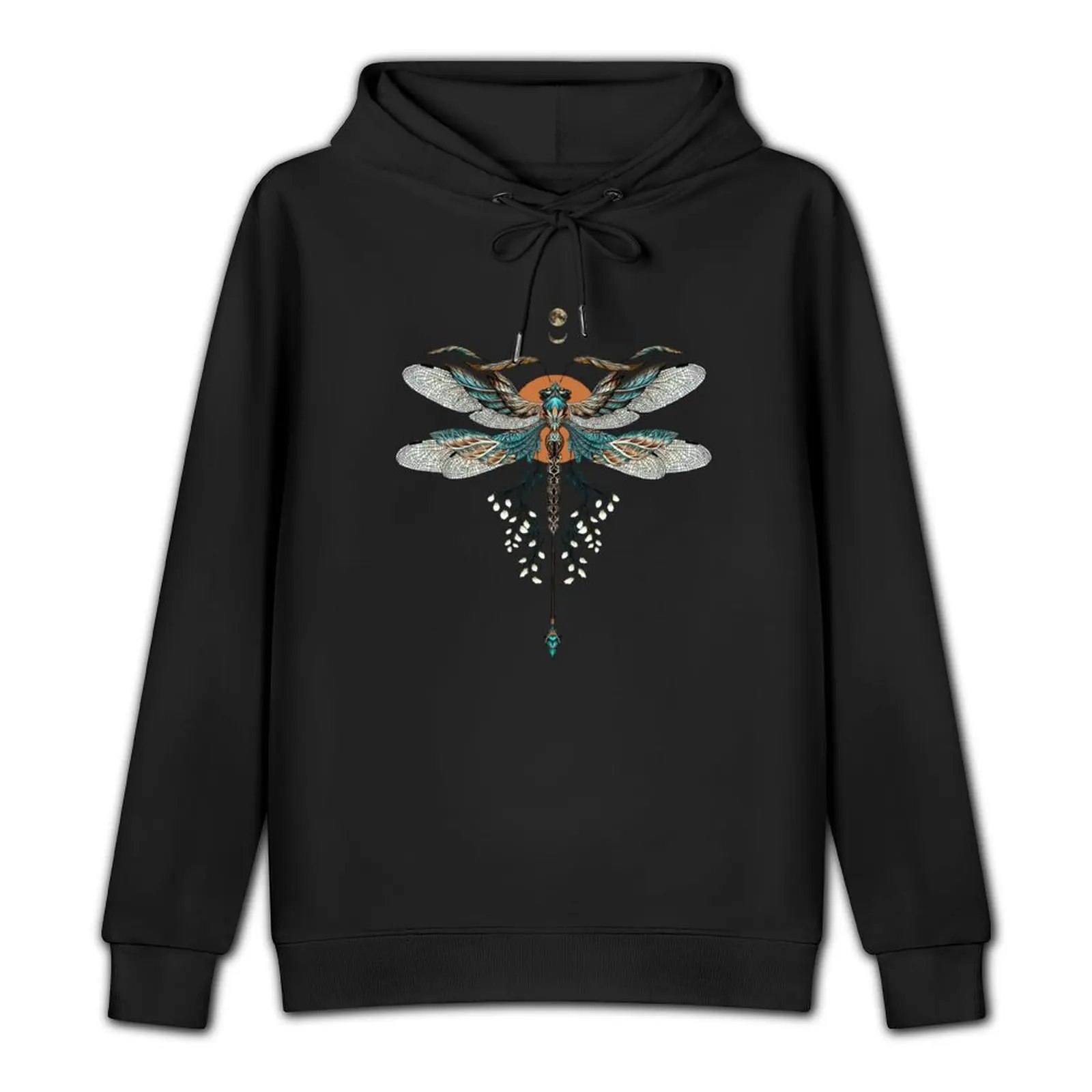 Dragon Fly Tattoo Pullover Hoodie hooded shirt clothes for men autumn jacket men japanese hoodie