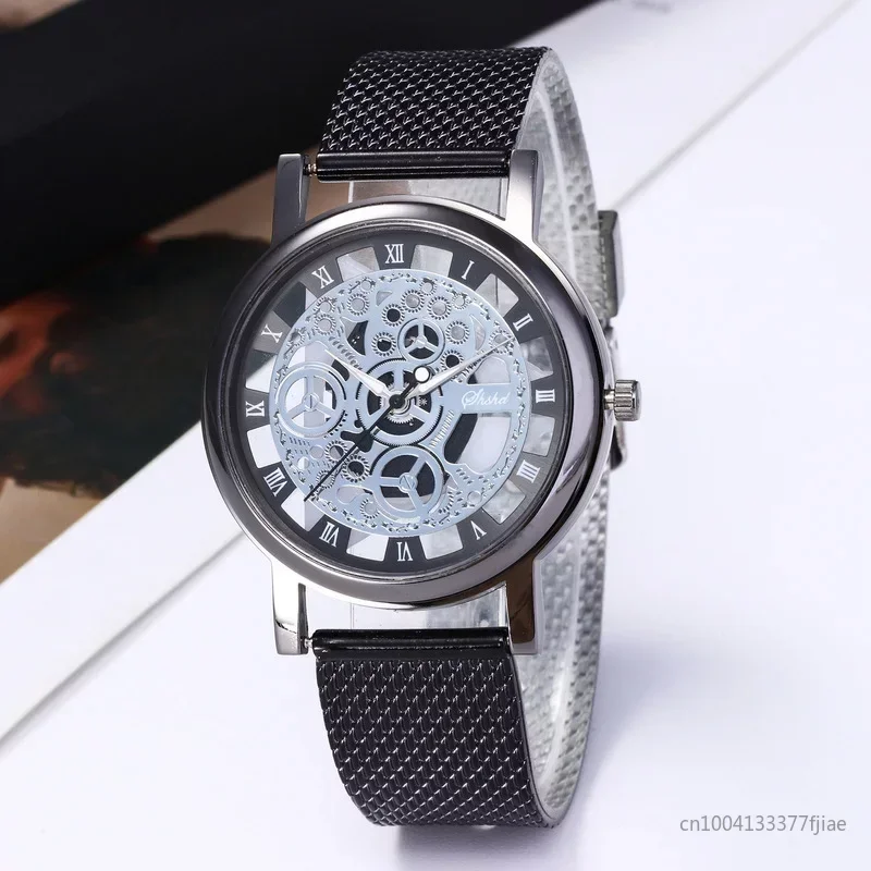 Fashionable Casual Men's Watch Hollow Out Strap Watch Not Mechanical Expression Couple Table Model Undertakes To Men and Women