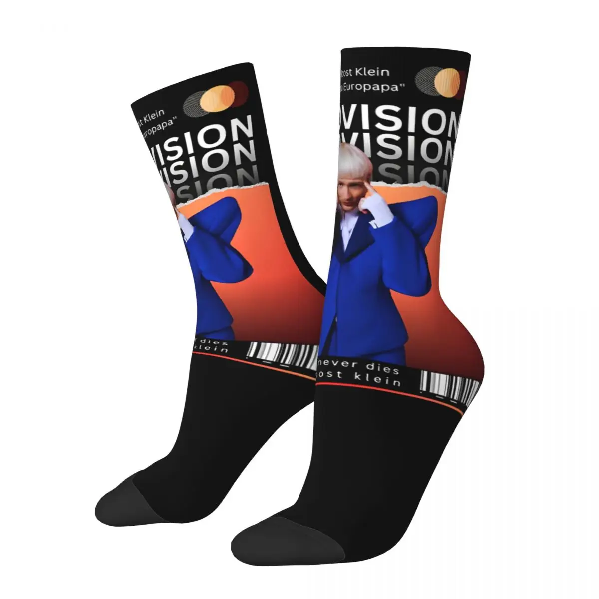 Eurovision 2024 Stockings Unisex Joost Klein Europapa joost klein Socks Comfortable  Socks Winter Running Anti Skid Design Socks