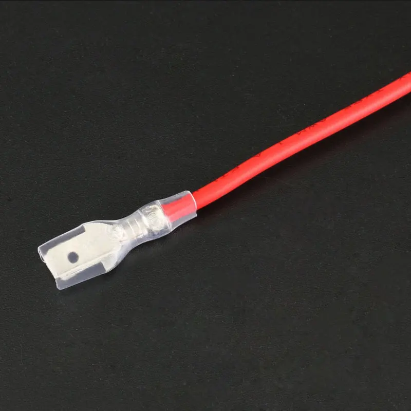  20Pcs/50pcs 2.8mm 4.8mm 6.3mm Insulated Spade Wire Connectors Female & Male Crimp Terminal Set Electrical Cable Crimp Terminal