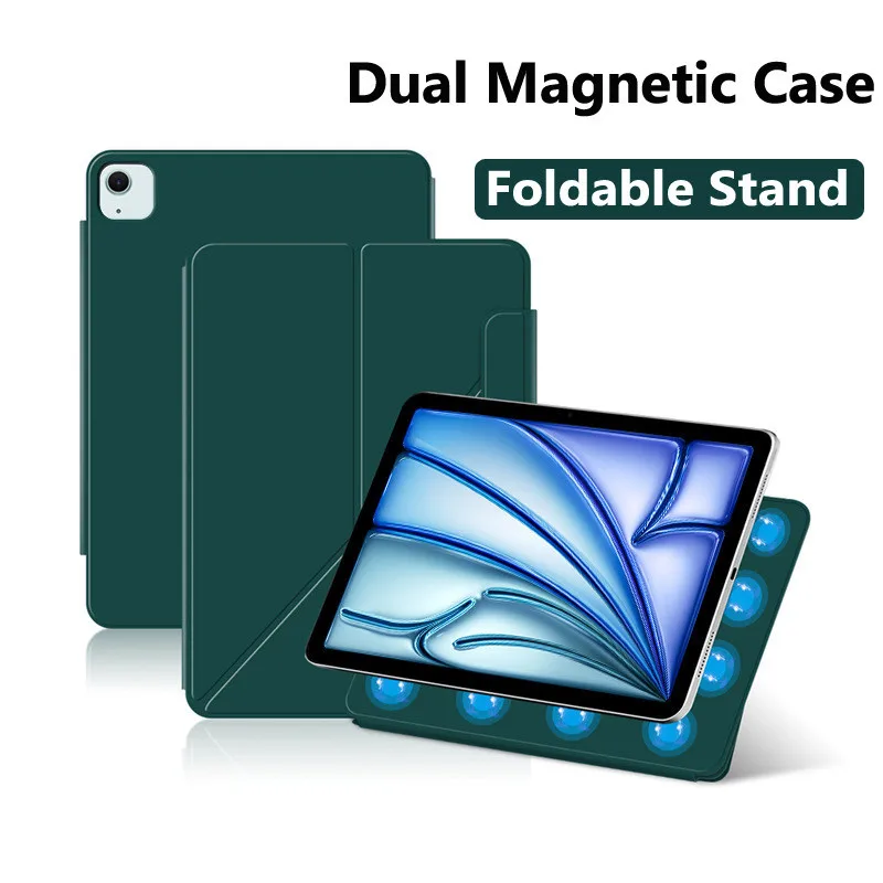 Smart Magnetic Stand Cover for IPad Pro 13 2024 7th Air 6 Pro 11 5th Air13 for IPad Air 11 Inch Air6 Lightweight and Slim Case