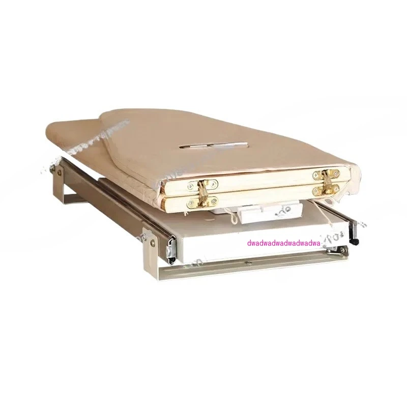 

Foldable Ironing Board Rack Aluminum Metal Retractable Rotary Ironing Board with Built-in Hidden Damping Guide