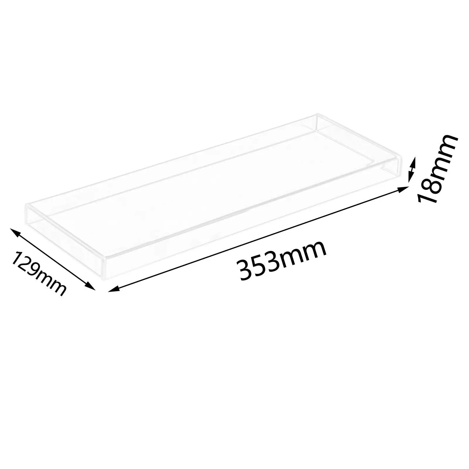 Acryl Mechanische Toetsenbord Stofkap Beschermend Eenvoudig Te Gebruiken Desktop Toetsenbord Accessoires Gaming Toetsenbord Case Voor Thuis