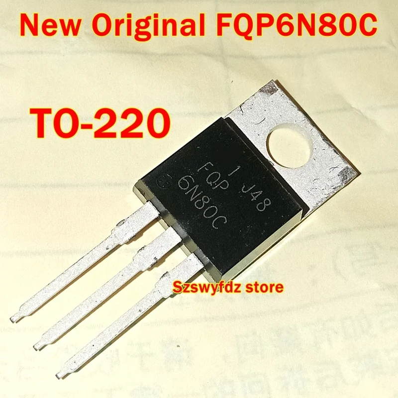

New Original FQP6N80C FQP6N80 TO-220 800V 5.5A N-Channel MOSFET