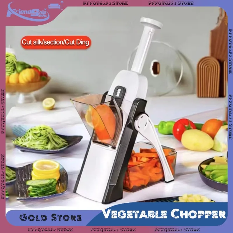 Vegetable Cutter Manual Food Chopper Potato Slicer Dicer Fruit Household Carrot Grater French Fries Onion Shredder Kitchen Tools