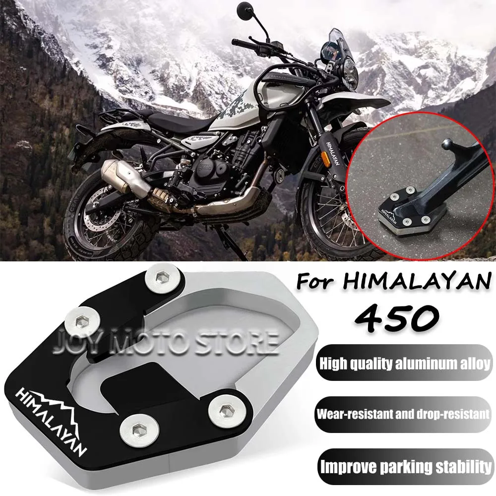 

For Himalayan 450 Motorcycle Kickstand Foot Side Stand Extension Pad Support Plate