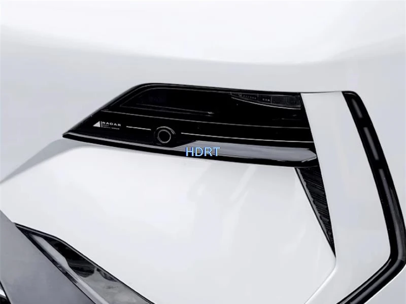For Geely Galaxy E8 2024 + Car Styling Front Bumper Trim Fog Light Cover Daytime Running Lamp Frame Accessories Exterior Sticker