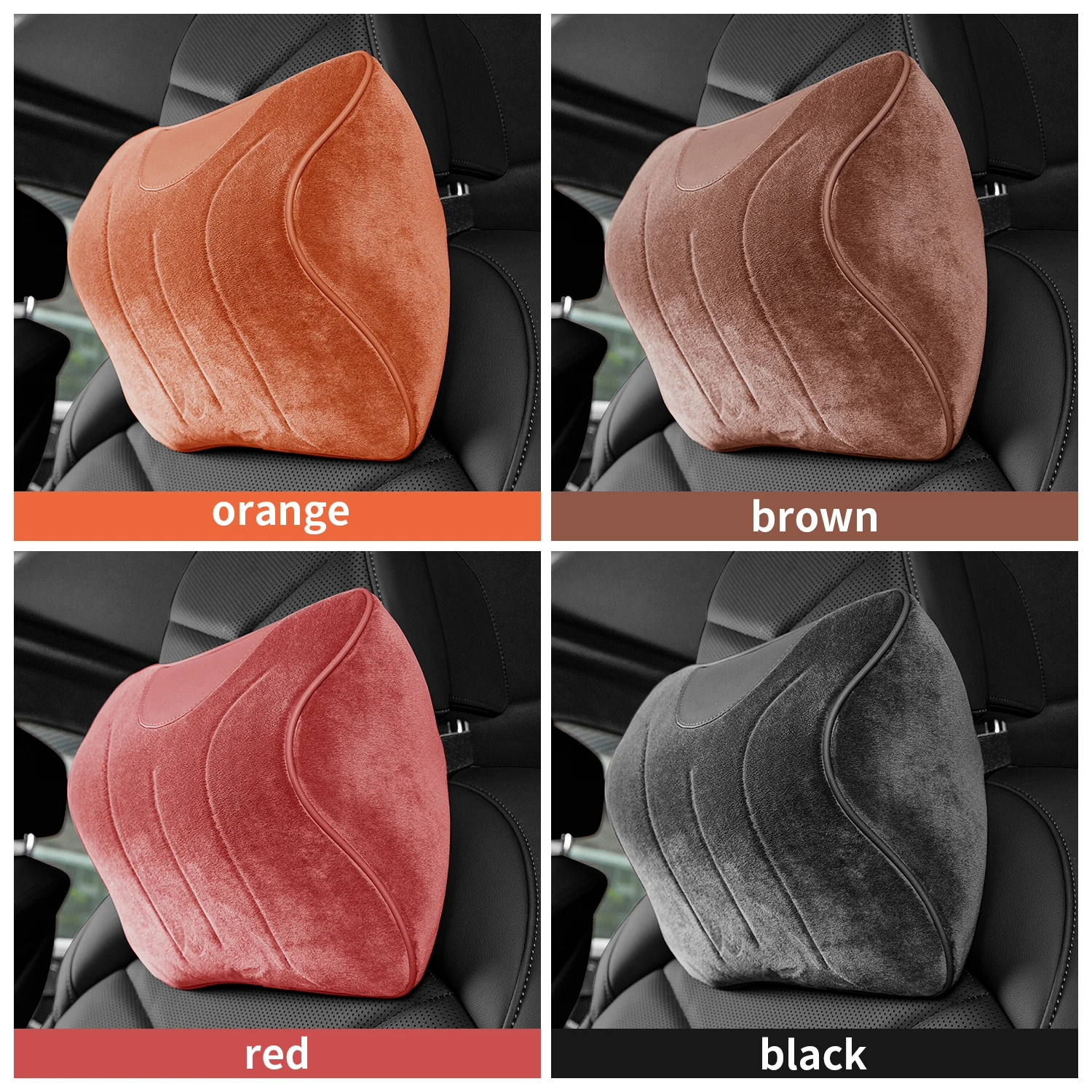 Car plush headrest with thick plush fabric, soft and comfortable，suitable for Geometry, Geometry C, Geometry A, Geometry G6