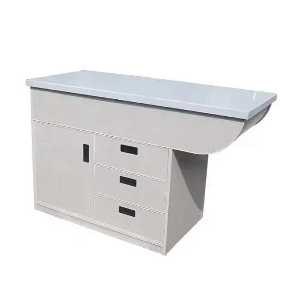 

Veterinary Surgery Table Dry Frame Pet Animal Disposal Table Veterinary Examination Table with Drawers For Pet Clinic