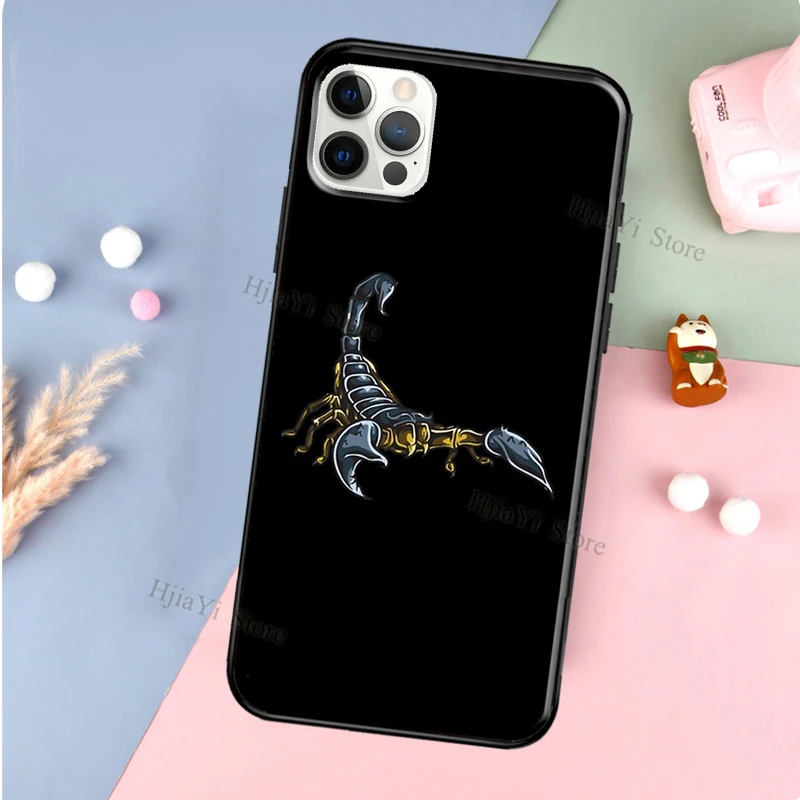 Scorpio Scorpion animal Phone Case For iPhone 13 12 11 Pro Max 12 mini 6S 7 8 Plus SE 2020 XR X XS Max Back Cover