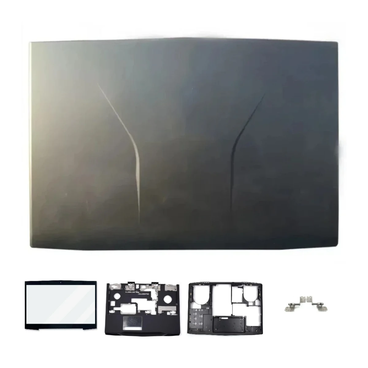 Passend für Alienware M17x R3 M17x R4 Laptop: LCD-Bildschirm-Rückabdeckung, Frontblende, Handballenauflage, Bodenabdeckung, Scharnier, ABCDE-Abdeckung