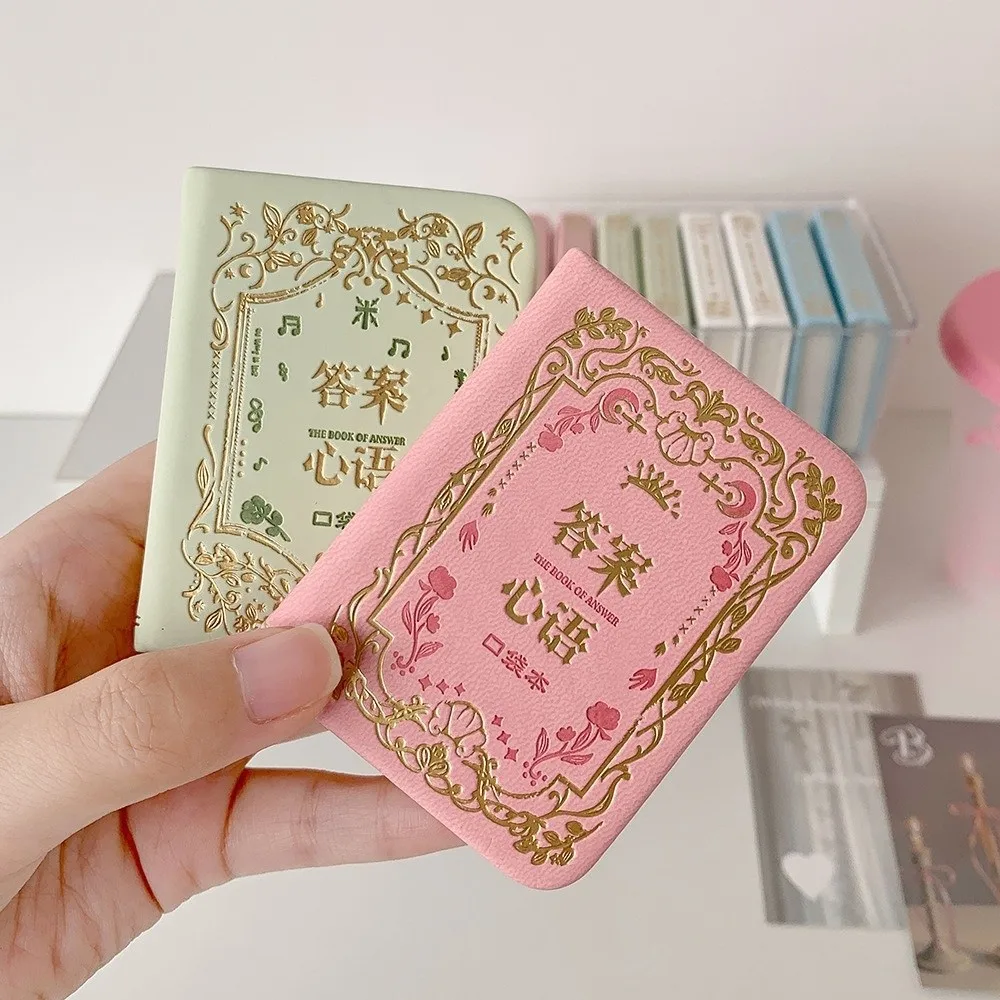 Libro di risposta creativo Libro tascabile Notebook portatile colorato Mini libro di esercizi di parole Ufficio