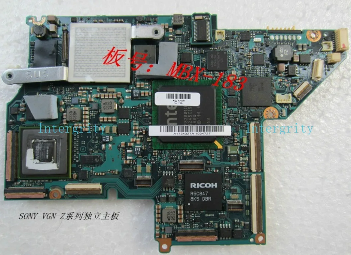 

FOR SONY VGN-Z15 Z37D Z39D Z19 Z25 Z27 Z29 Z750D main board MBX-183 single purchase 100% test.