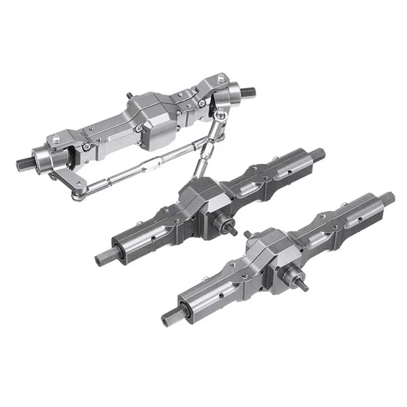 

A49K-2X Metal Front Middle Rear Bridge Axle Gearbox For WPL B16 B36 FY004 1/16 RC Car Truck Upgrade Parts Accessories