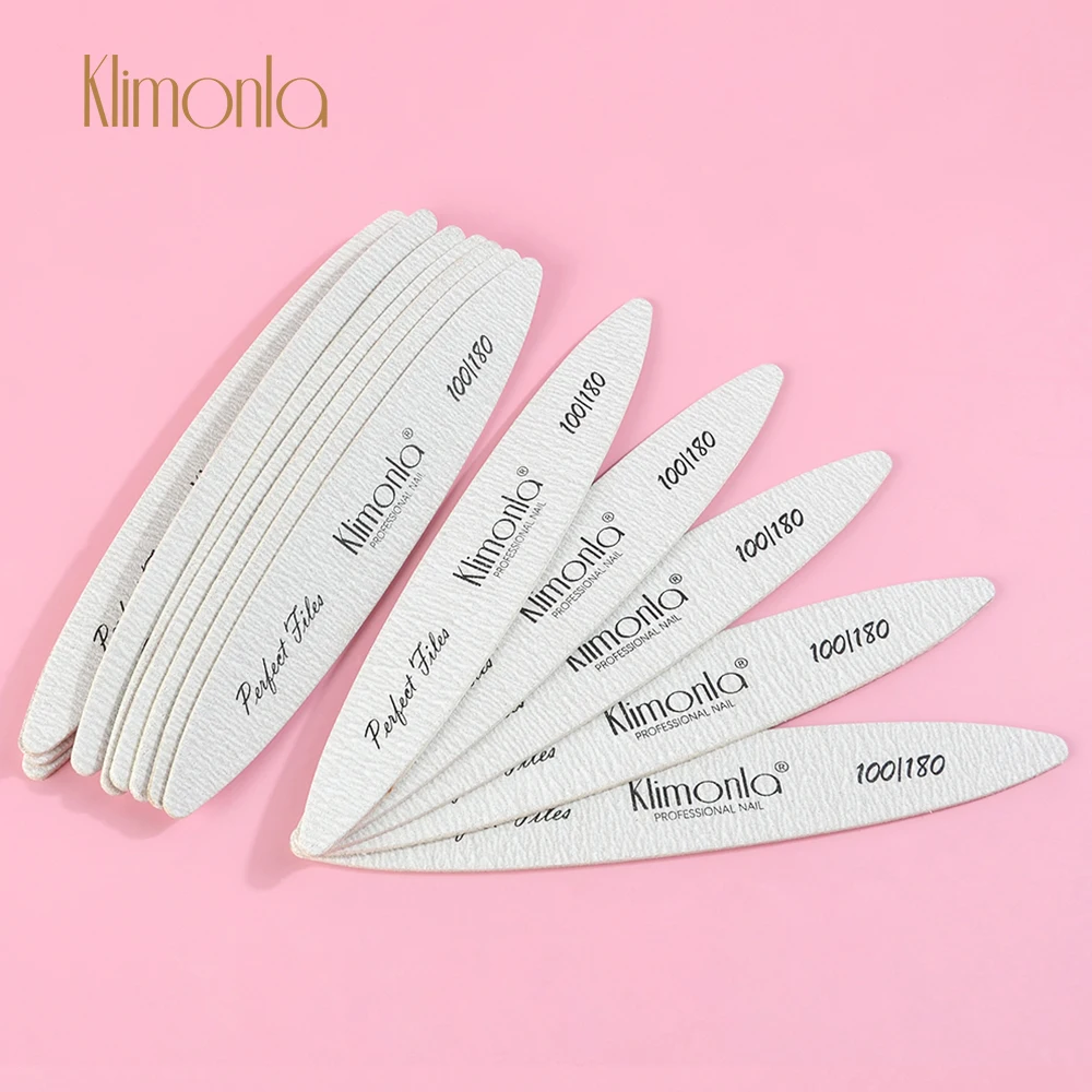 

100Pcs Wooden Nail File 100 180 Grey Sandpaper Buffer Block Wholesale Professional Pedicure Manicure Gel Polishing Files Toos