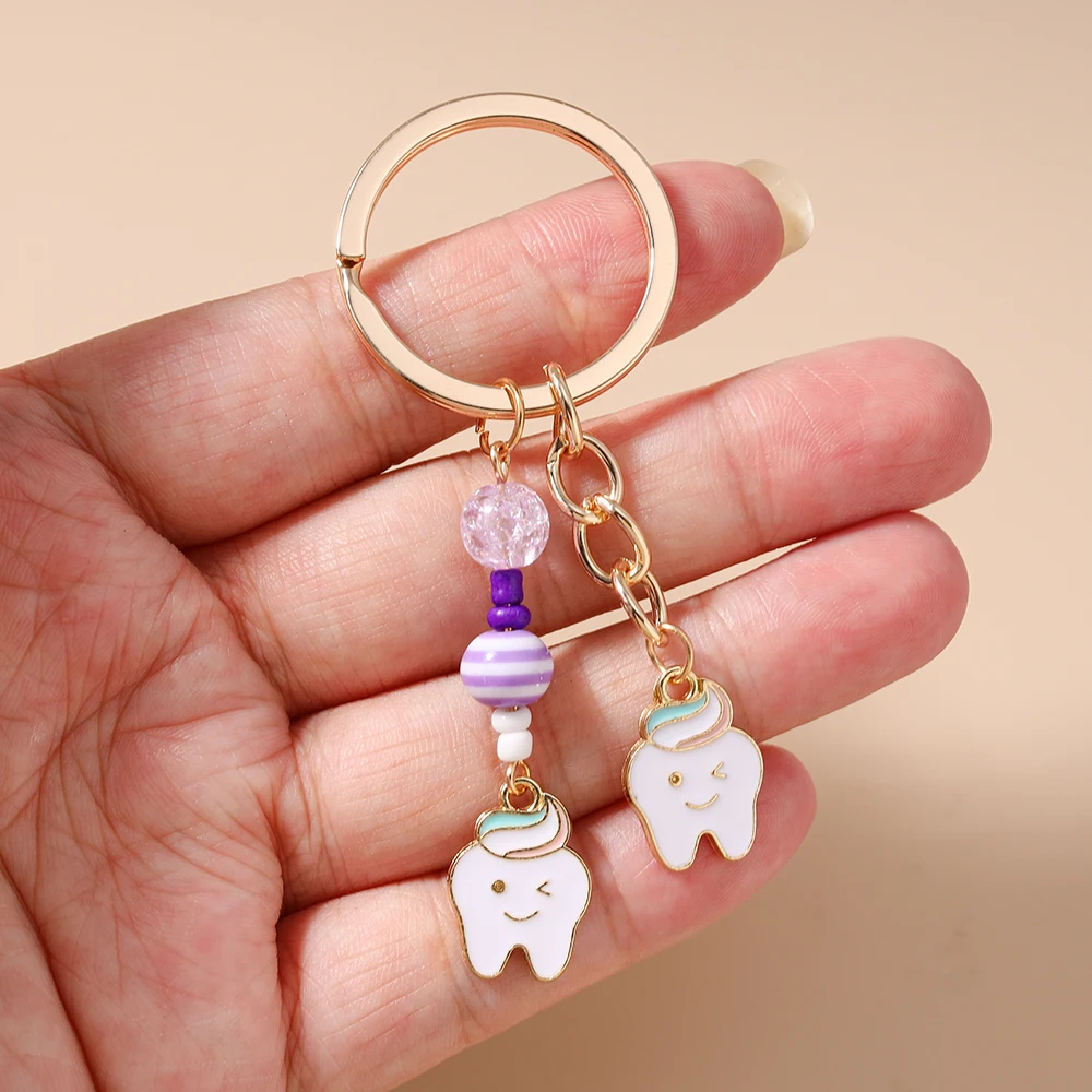 Aihua süße Kinder Kawaii Zahnfee Schlüsselanhänger für Frauen Mädchen Handtasche Anhänger DIY süße Schlüsselanhänger Schmuck Geschenke – Detail 2