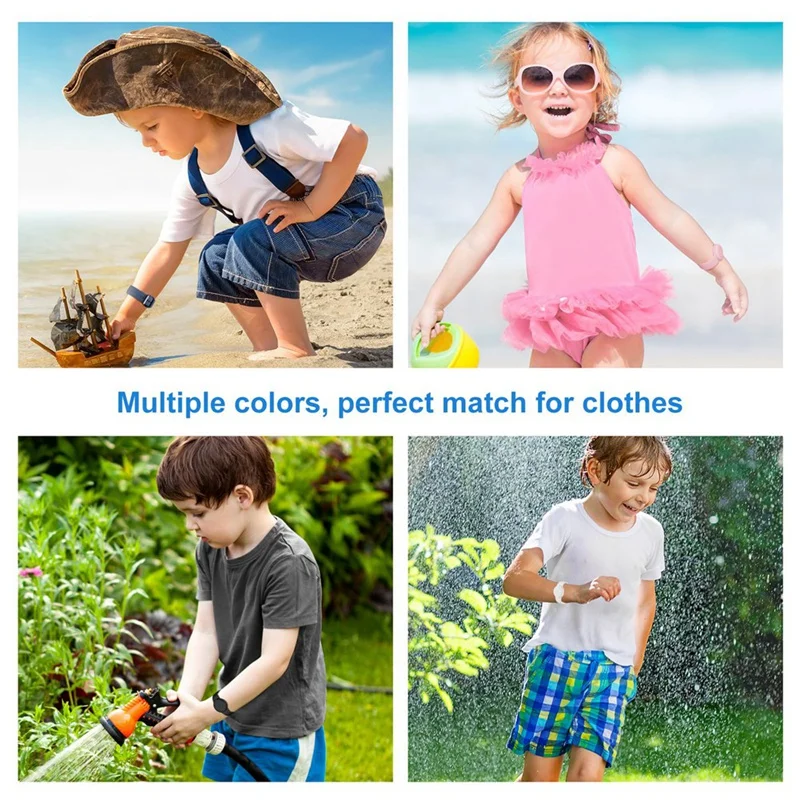 สายรัดข้อมือซิลิโคนกันน้ําอัจฉริยะสําหรับ Apple Airtag - สร้อยข้อมือแบบปรับได้สําหรับเด็กสําหรับกิจกรรมกลางแจ้งสําหรับเด็ก