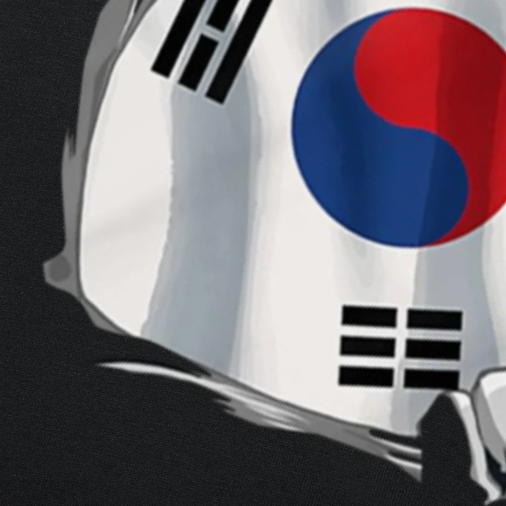 Lustige südkoreanische T-Shirts im Sommerstil, grafische Streetwear, kurzärmelig, stolze südkoreanische Flagge, Weihnachtsgeschenke, T-Shirt – Detail 4