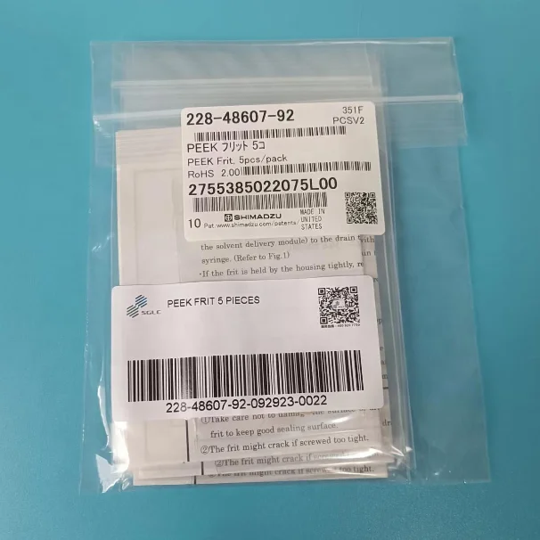 

2026 Hot SellingShimadzu PEEK Frit Part Number:228-48607-92 for Inline Filter on LC-10Avp and LC-20A Pumps 5pcs/pack