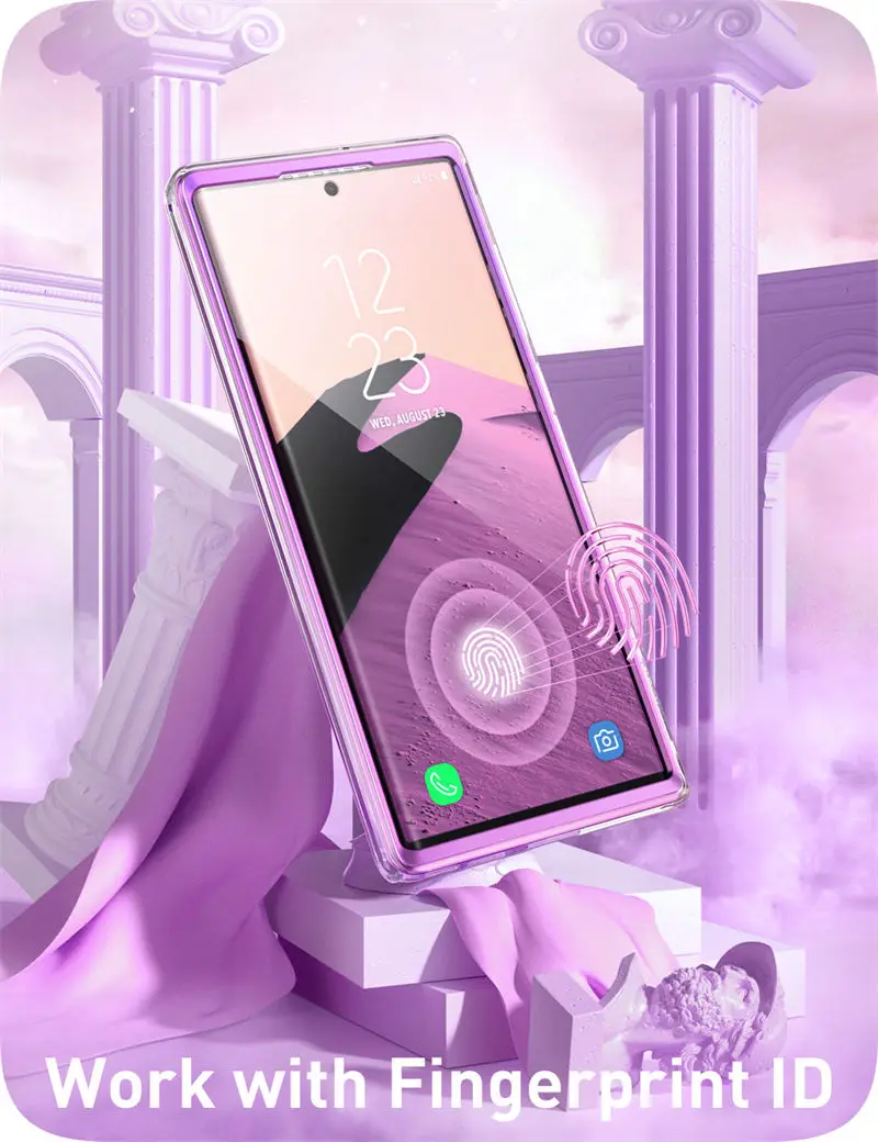 For Samsung Galaxy S23 Ultra Case 6.8“ (2023 Release) I-BLASON Cosmo Slim Stylish Protective Case with Built-in Screen Protector