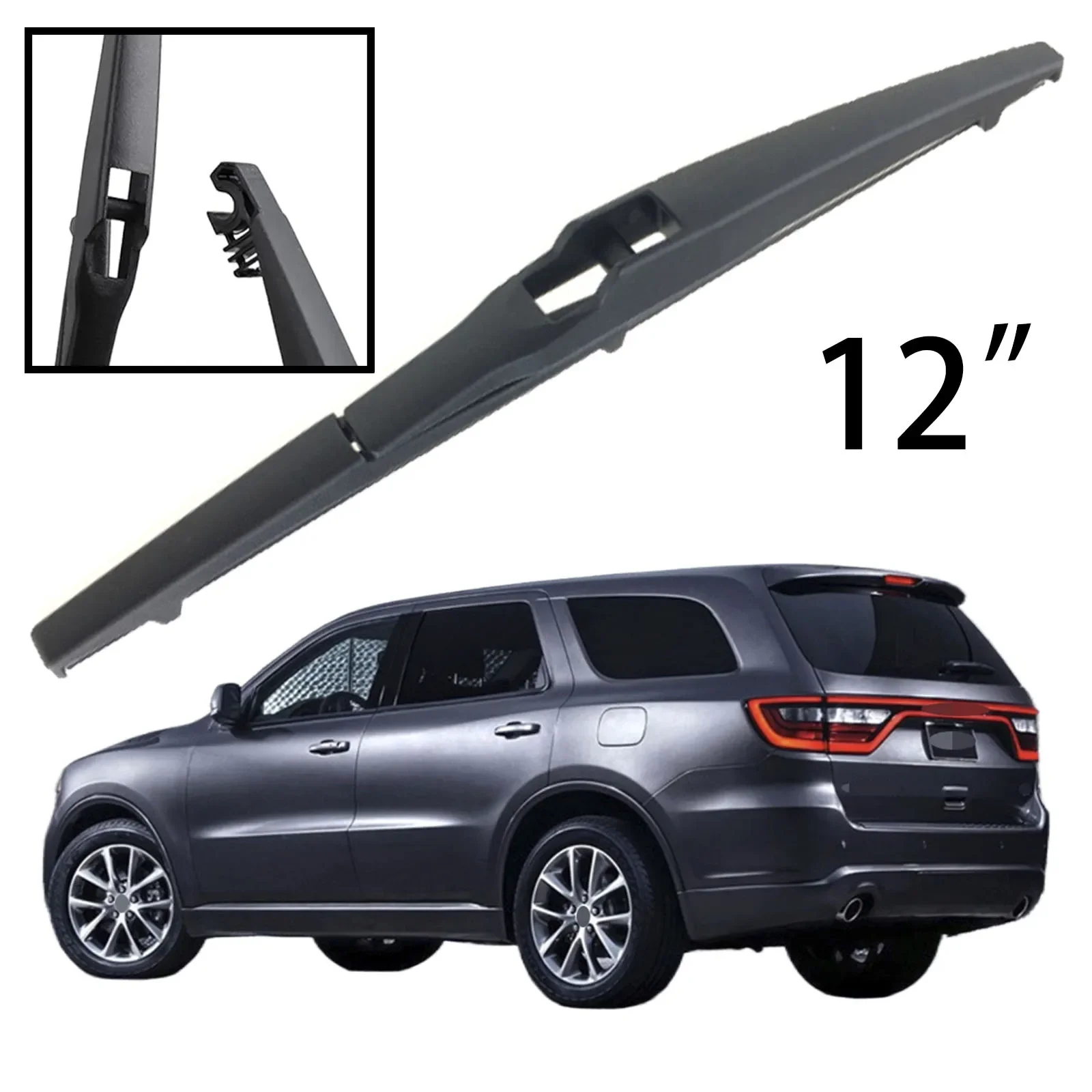 

12" Rear Windshield Windscreen Washer Wiper Blade For Dodge Durango WD 2011-2023 Car Accessories Accsesories