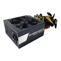 Miner powr supply ATX 2000W 20A PC Power Supply 12V for 8 GPU Custom power supply