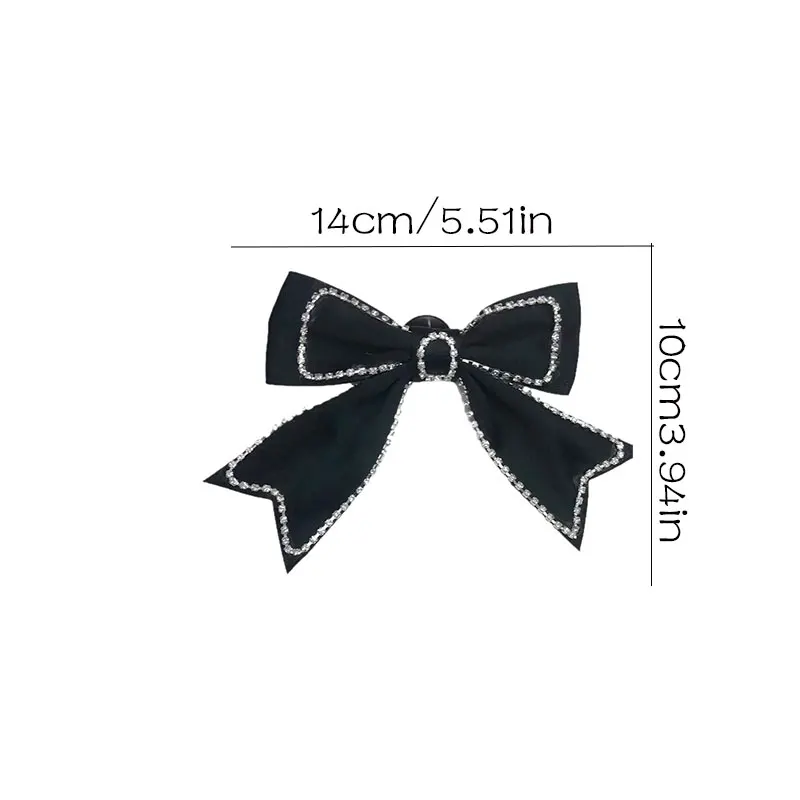 6 Stück modische Stoff-Schleifenapplikationen, Schmuck für Damenbekleidung, Haarspangen, Accessoires, Aufnäher – Detail 5