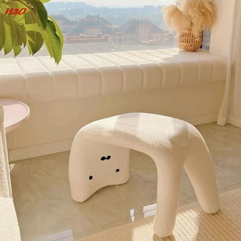 Kitty Stool Cloakroom Dressing Chair Entryway Light Luxury Home Entry Shoe Stool Entry Shoe Change Stool News Stools Sofa