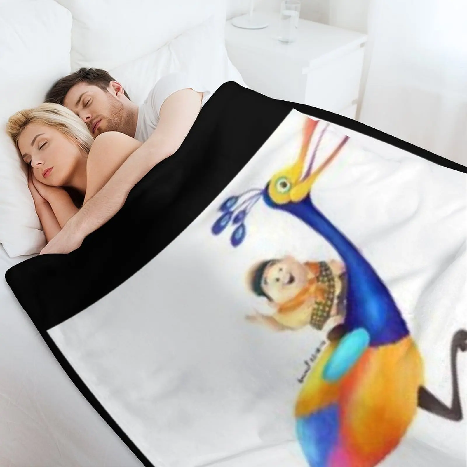 حتى كيفن الطيور حتى كيفن الطيور حتى كيفن الطيور 5 رمي بطانية أريكة الزخرفية خمر لينة أفخم منقوشة الشتاء أسرة البطانيات #4