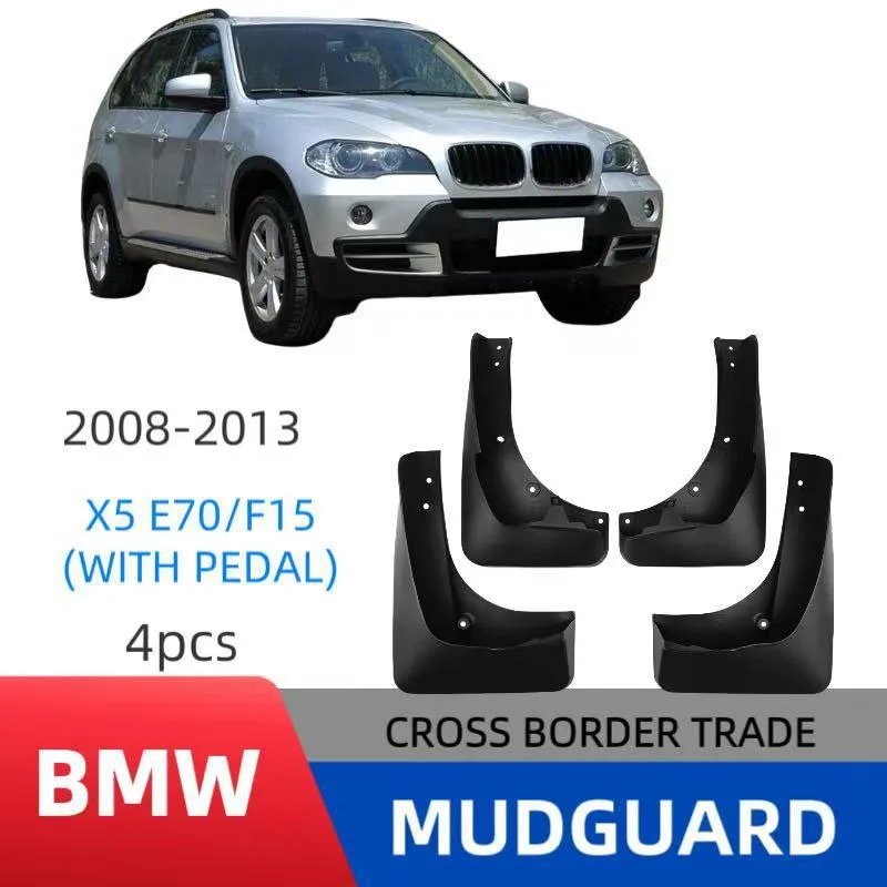 

Для BMW X5 E70/F15 2008-2018 с педалью, брызговики, переднее и заднее крыло, защита от брызг, брызговики, автомобильные аксессуары