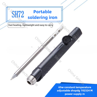SH72 Portable Mini Soldering Iron 65W Constant Temperature Adjustable 220-400 Degree Soldering Station Component