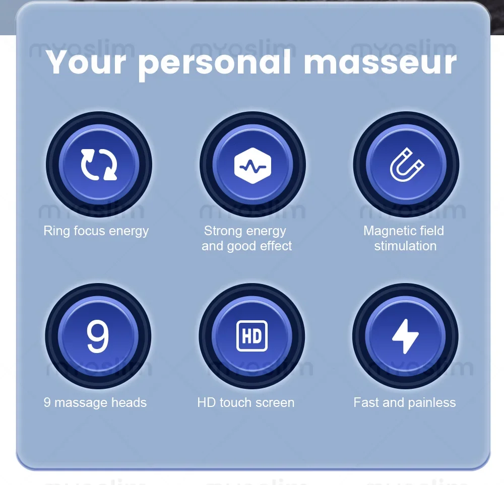 Tragbares Professionelles Physio-Magneto PEMF Magnetotherapie-Gerät - Neueste Schmerzlinderung und Therapie für Sportverletzungen in der Physiotherapie – Detail 6