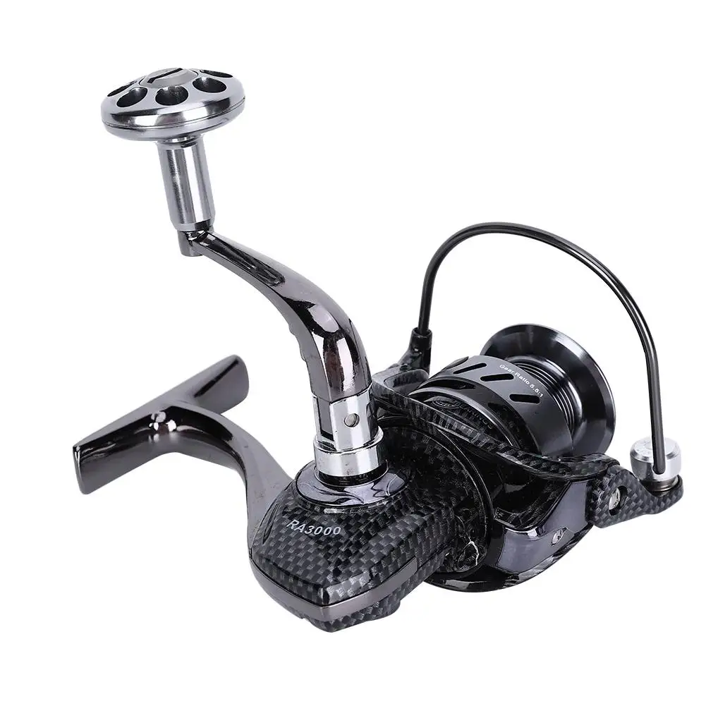 13+1 Bearings All Metal Fishing Reel 5.5:1 Lightweight Saltwater Spinning Wheel Left/Right Hand Foldable Arm