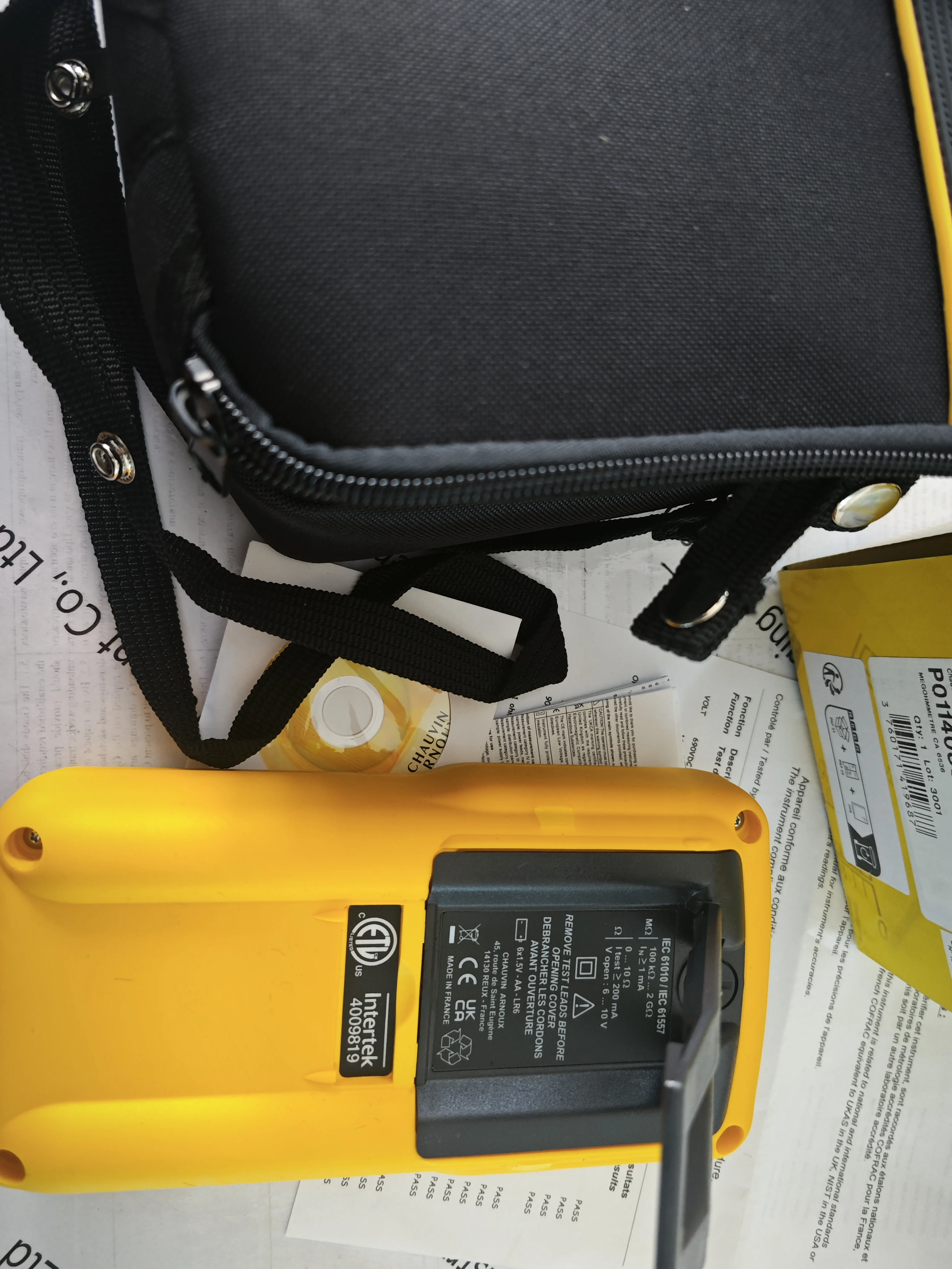 أفضل سعر CA 6536 جهاز قياس Megohm الرقمي 100 فولت جهاز اختبار مقاومة العزل CA6536