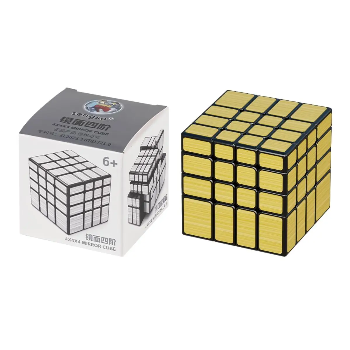 SENGSO Spiegel Magische Kubus 2x2 3x3 4x4 Gouden Zilveren Magische Cubo Beroepspuzzel Hoge Kwaliteit Kinderspeelgoed