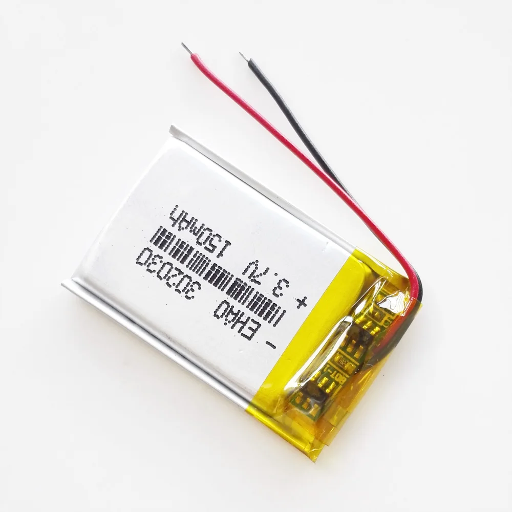 3.7V 150mAh LiPo akumulator 302030 do Mp3 Bluetooth GPS DVD Vedio Pen zestaw słuchawkowy rejestrator słuchawek inteligentny zegarek z lampą Led