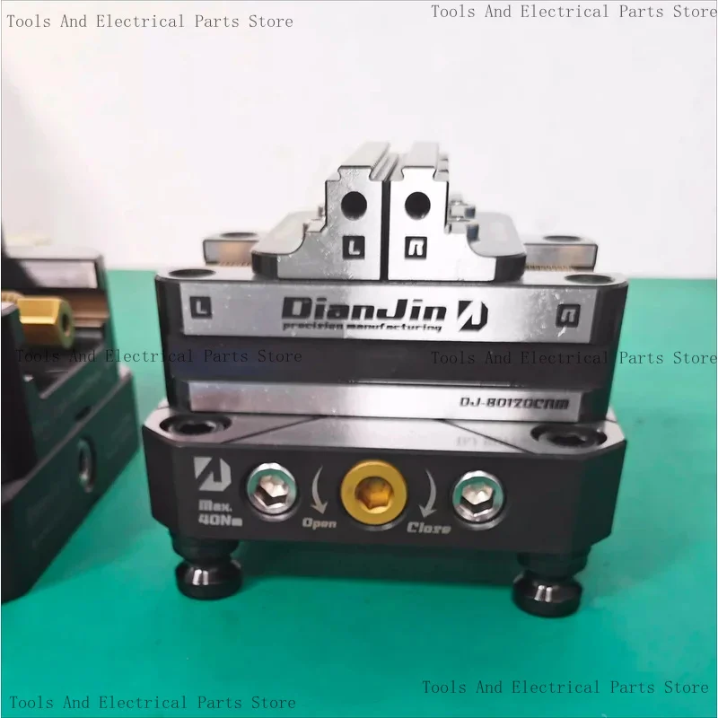 4-5 Fixture Self-Centering Vise Positive Paired With Zero Point Quick Change Four Axis L-Block Bridge Board D52 D96